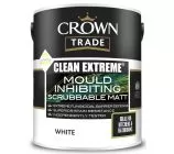 Crown Trade Clean Extreme Mould Inhibiting Scrubbable Matt