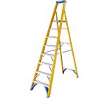 Werner Fibreglass Platform Stepladder 8 Tread 7170818