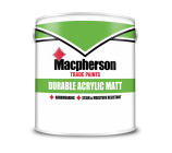 Macpherson Trade Paints Durable Acrylic Matt