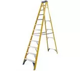 Werner Fibreglass Stepladder 12 Tread 7161218