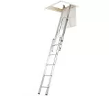 Werner Loft Ladder 2 Section with Handrail 76002